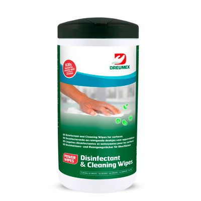 DREUMEX Desinfektionstücher Disinfectant & Cleaning Wipes
