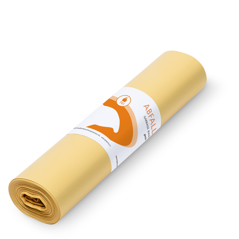 TAPIRA Plus Abfallsäcke 70 Liter (Transparent)