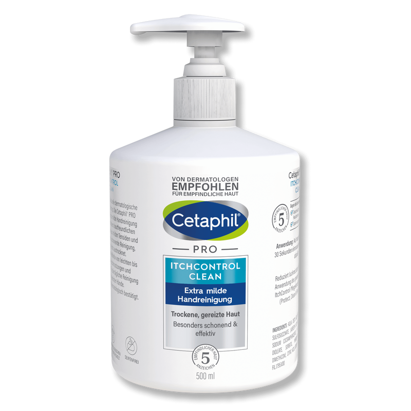 CETAPHIL PRO ITCHCONTROL CLEAN extra milde Handreinigung 500 ml